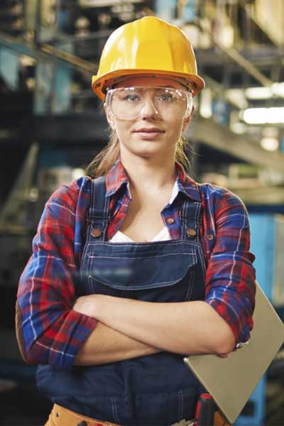 Finished concrete patio area